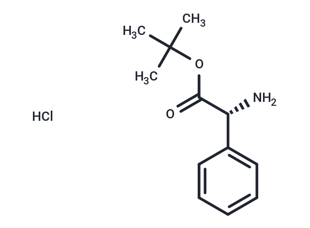 化合物 (R)-tert-Butyl 2-amino-2-phenylacetate hydrochloride|T67246|TargetMol