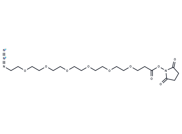 化合物 Azido-PEG6-NHS ester|T14470|TargetMol