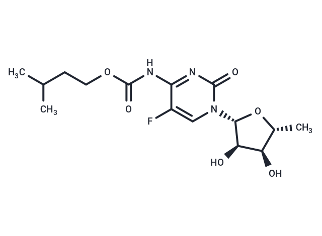 化合物 5’-Deoxy-5-fluoro-N4-(isopentyloxycarbonyl)cytidine|TNU1098|TargetMol