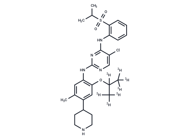 化合物 Ceritinib D7|T10766|TargetMol