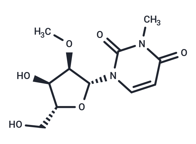 化合物 N3-Methyl-2’-O-methyluridine|TNU0374|TargetMol