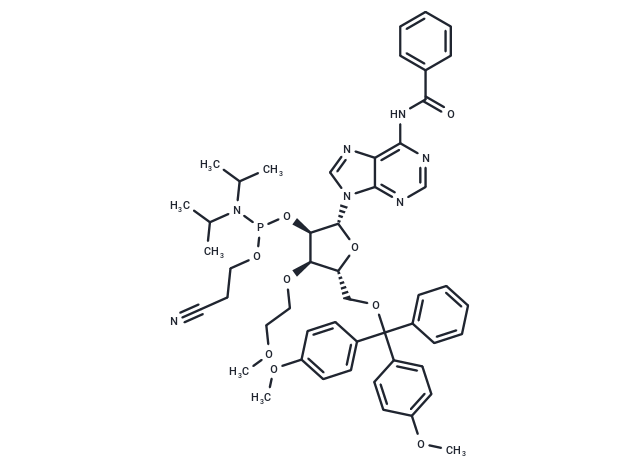 化合物 3’-O-MOE-A(Bz)-2’-CED-phosphoramidite|TNU1261|TargetMol