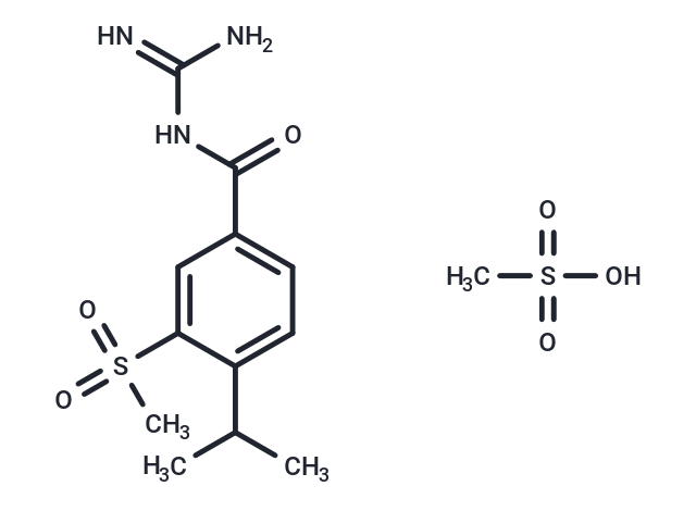 化合物 Cariporide Mesylate|T2238L|TargetMol