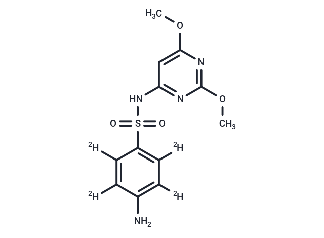 化合物 Sulfadimethoxine-d4|T13024|TargetMol