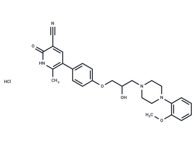 化合物 Saterinone hydrochloride|T12840|TargetMol