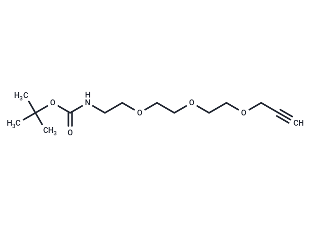 化合物 Boc-NH-PEG3-propargyl|T14742|TargetMol