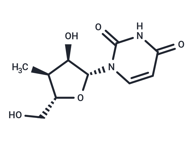 化合物 3’-Deoxy-3’-alpha-C-methyluridine|TNU0001|TargetMol