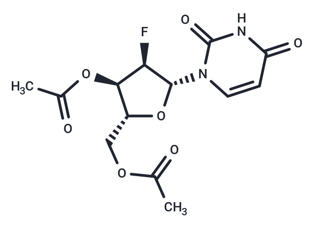 化合物 2’-Deoxy-2’-fluoro-3’,5’-di-O-acetyluridine|TNU0841|TargetMol