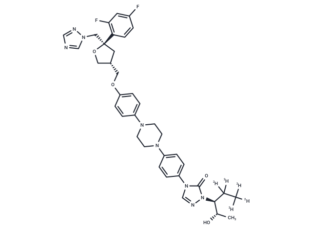 化合物 Posaconazole-D5|T12523|TargetMol