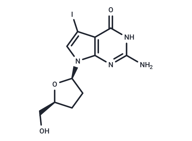 7-Iodo-2',3'-dideoxy-7-deaza-guanosine|T38530|TargetMol