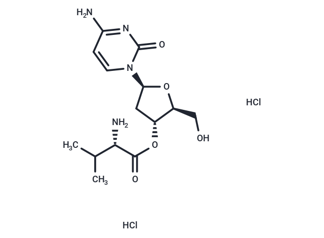 化合物 Valtorcitabine dihydrochloride|T29095|TargetMol