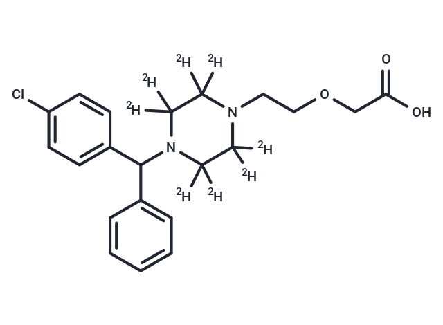 化合物 Cetirizine D8|T10770|TargetMol