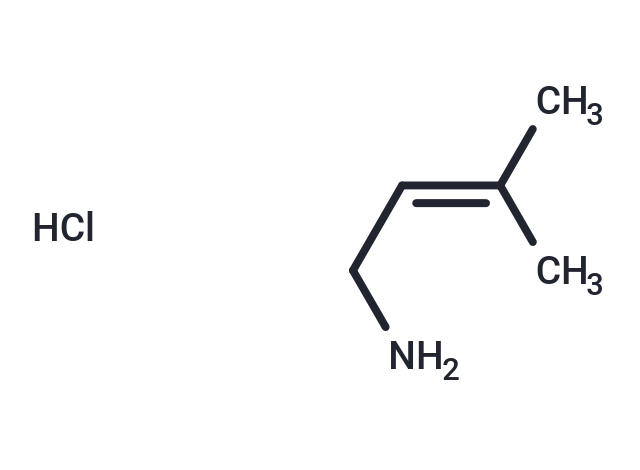 化合物 3-Methyl-2-buten-1-amine ? hydrochloride|TNU1242|TargetMol