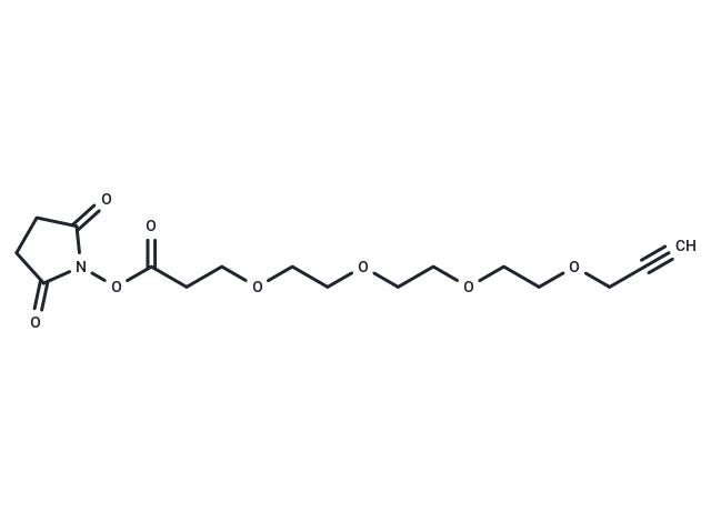 化合物 Propargyl-PEG4-NHS ester|T16628|TargetMol