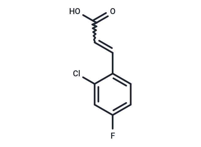 化合物 2-Chloro-4-fluorocinnamic acid|T67369|TargetMol