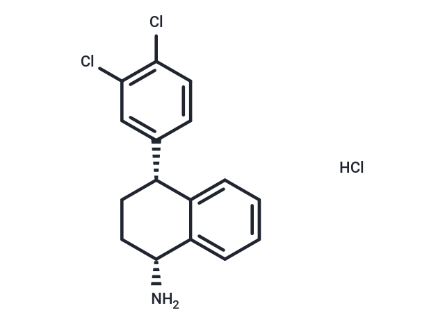 化合物 (1R,4R)-N-desmethyl Sertraline hydrochloride|T84956|TargetMol