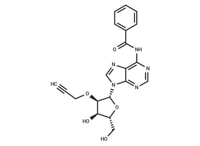 化合物 N6-Benzoyl-2’-O-(2-propyn-1-yl)adenosine|TNU0935|TargetMol