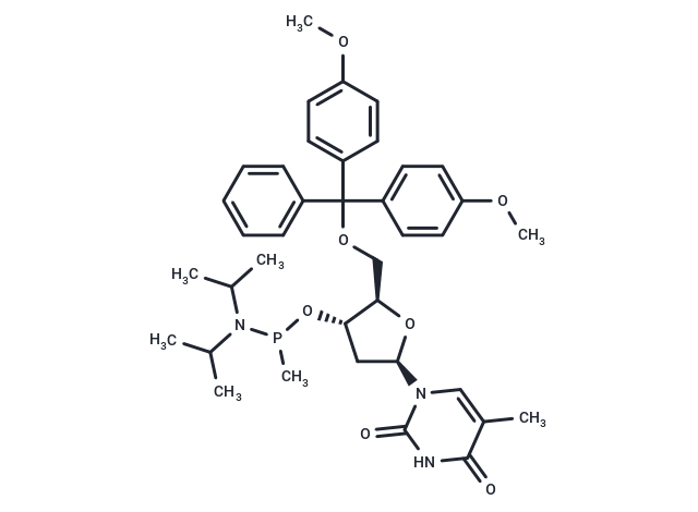 化合物 5’-DMTr-T-Methyl ? phosphonamidite|TNU1462|TargetMol