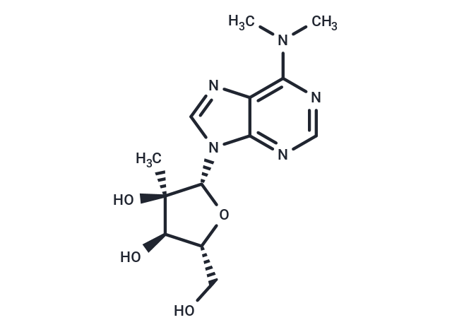 化合物 N6,N6-Dimethyl-2’-C-methyladenosine|TNU0318|TargetMol