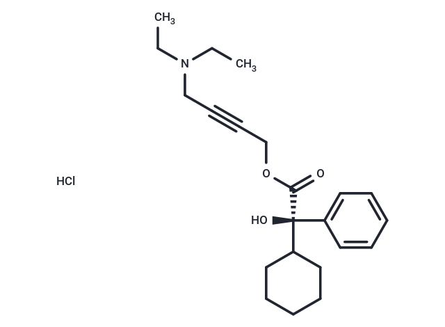 化合物 Oxybutynin R-isomer HCl|T71236|TargetMol