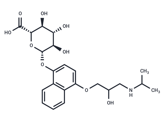 (±)-4-hydroxy Propranolol β-D-Glucuronide|T35402|TargetMol