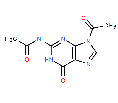 二乙酰鸟嘌呤；N(2),9-二乙酰鸟嘌呤；3056-33-5