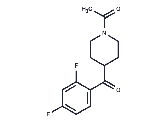 化合物 1-(4-(2,4-Difluorobenzoyl)piperidin-1-yl)ethanone|T67102|TargetMol