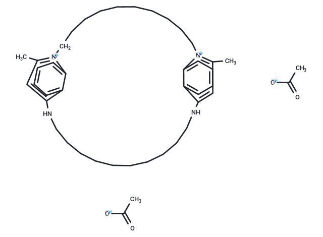 化合物 Bisdequalinium diacetate|T26824|TargetMol