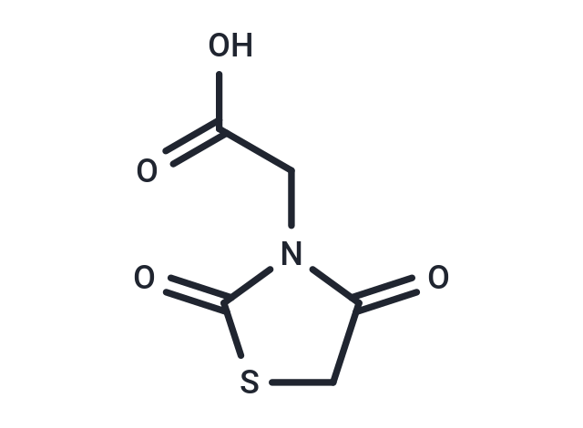 化合物 2-(2,4-Dioxothiazolidin-3-yl)acetic acid|T65747|TargetMol