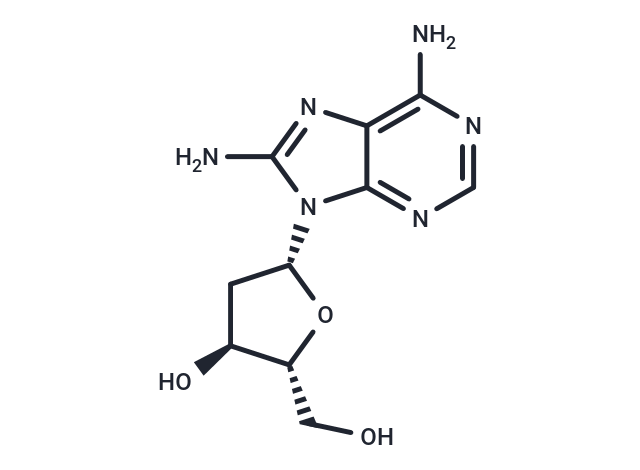 化合物 8-Amino-2’-deoxyadenosine|TNU1233|TargetMol