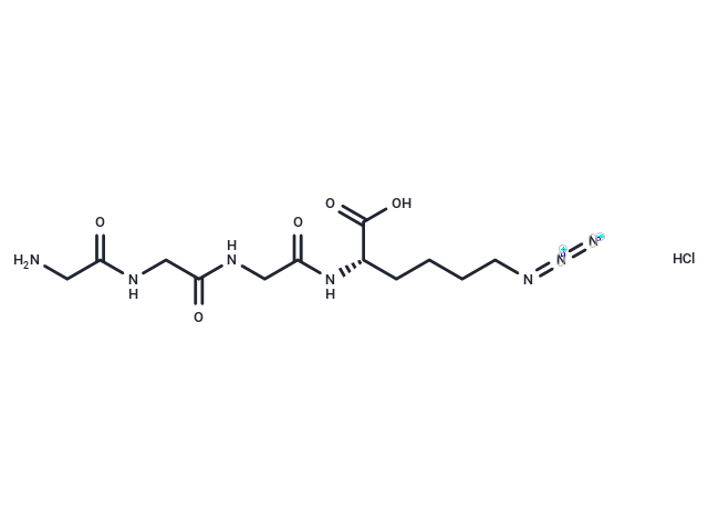 化合物 H-(Gly)3-Lys(N3)-OH hydrochloride|T84780|TargetMol