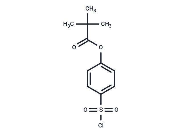 化合物 4-(Chlorosulfonyl)phenyl pivalate|T65547|TargetMol