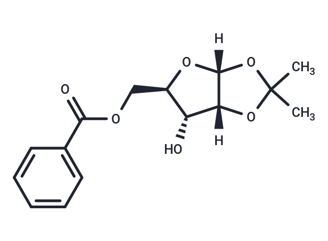 化合物 1,2-Di-O-isopropylidene-5-O-benzoyl-alpha-D-ribofuranoside|TNU0924|TargetMol