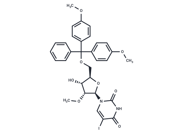 化合物 2’-O-Methyl-5’-O-DMT-5-iodouridine|TNU0631|TargetMol