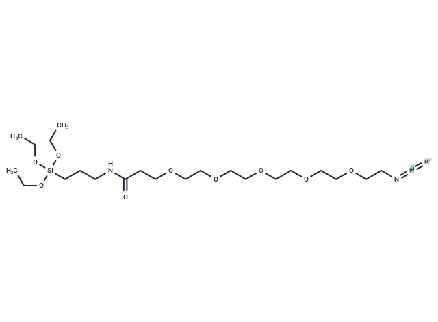 化合物 Azido-PEG5-triethoxysilane|T17517|TargetMol