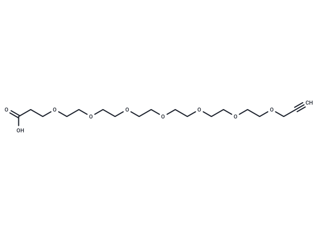 化合物 Propargyl-PEG7-acid|T16644|TargetMol