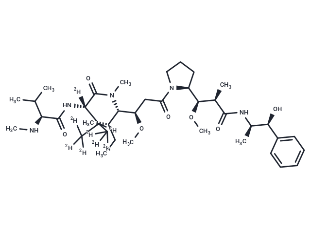 化合物 MMAE-d8|T10948|TargetMol