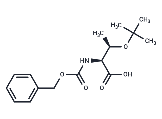 化合物 (2S,3R)-2-(((Benzyloxy)carbonyl)amino)-3-(tert-butoxy)butanoic acid|T67052|TargetMol