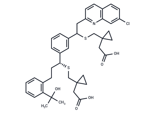 化合物 Montelukast bis-sulfide|T71152|TargetMol