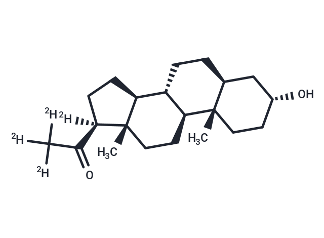 化合物 Allopregnanolone-d4|TMIH-0083|TargetMol