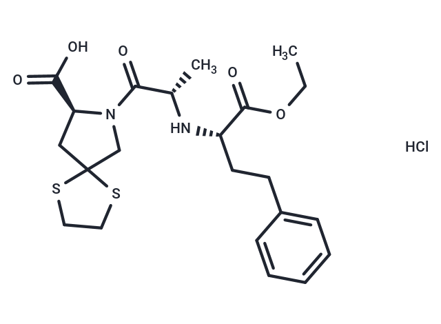 化合物 Spirapril hydrochloride|T63425|TargetMol