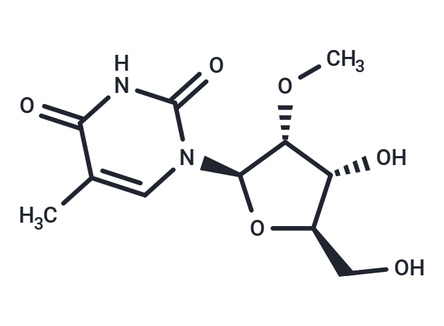 化合物 2’-O-Methyl-5-methyl uridine|TNU0716|TargetMol