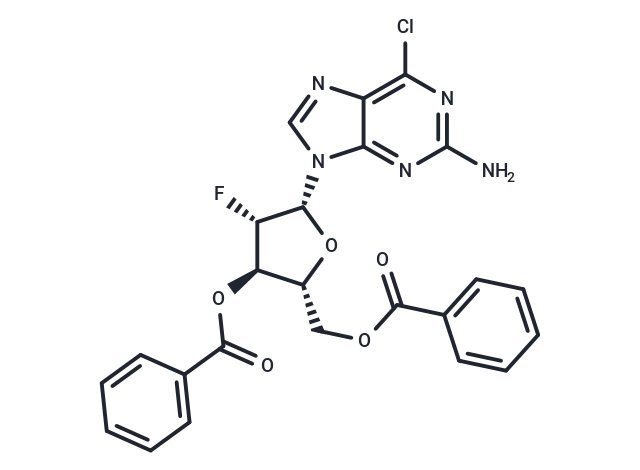 化合物 2-Amino-6-chloropurine -9-beta-D-(2’-deoxy-3’,5’-di-O-benzoyl-2’-fluoro)arabinoriboside|TNU0751|TargetMol