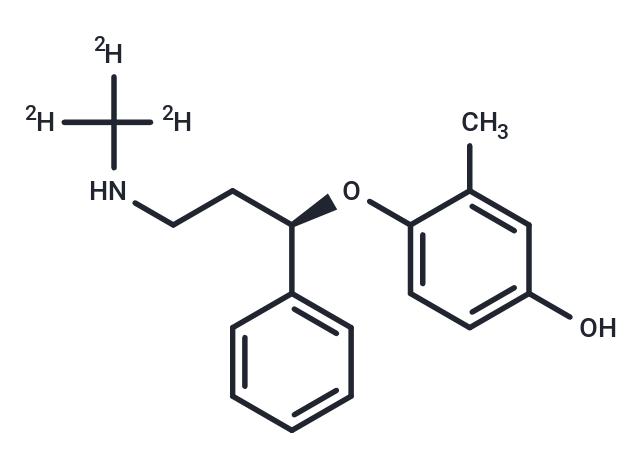 化合物 4-Hydroxyatomoxetine D3|T10144|TargetMol