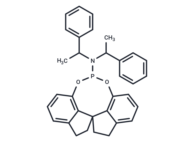 化合物 (11aR)-10,11,12,13-Tetrahydro-N,N-bis[(1R)-1-phenylethyl]diindeno[7,1-de:1',7'-fg][1,3,2]dioxaphosphocin-5-amine|T66952|TargetMol