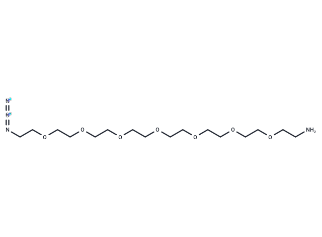 化合物 Azido-PEG7-amine|T14475|TargetMol