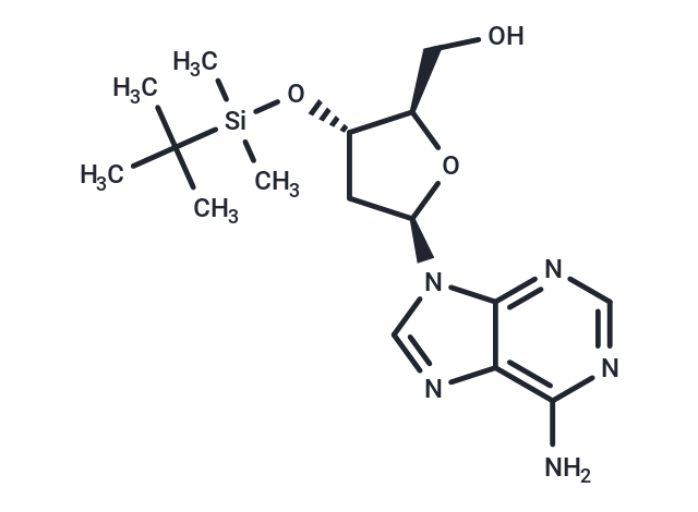 化合物 3’-O-(t-Butyldimethylsilyl)-2’-deoxyadenosine|TNU1137|TargetMol