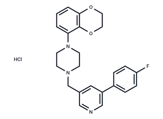 化合物 Adoprazine hydrochloride|T69772|TargetMol