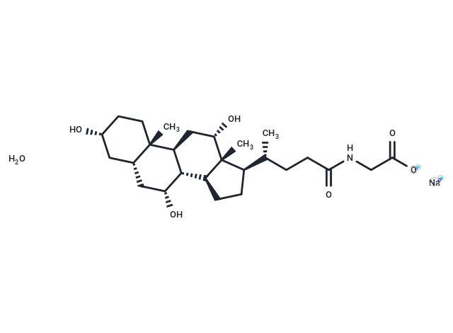 化合物 Sodium glycocholate hydrate|T66376|TargetMol