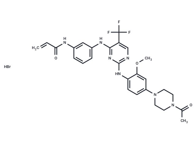 化合物 Rociletinib hydrobromide|T14993|TargetMol